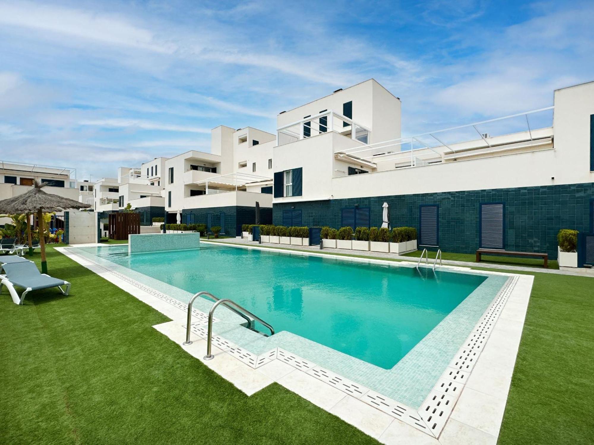 Turquesa Del Mar - Sun & Beach & Golf & Bike - Large Terrace Ground-Floor Spanish Apartment Dehesa de Campoamor  Екстер'єр фото